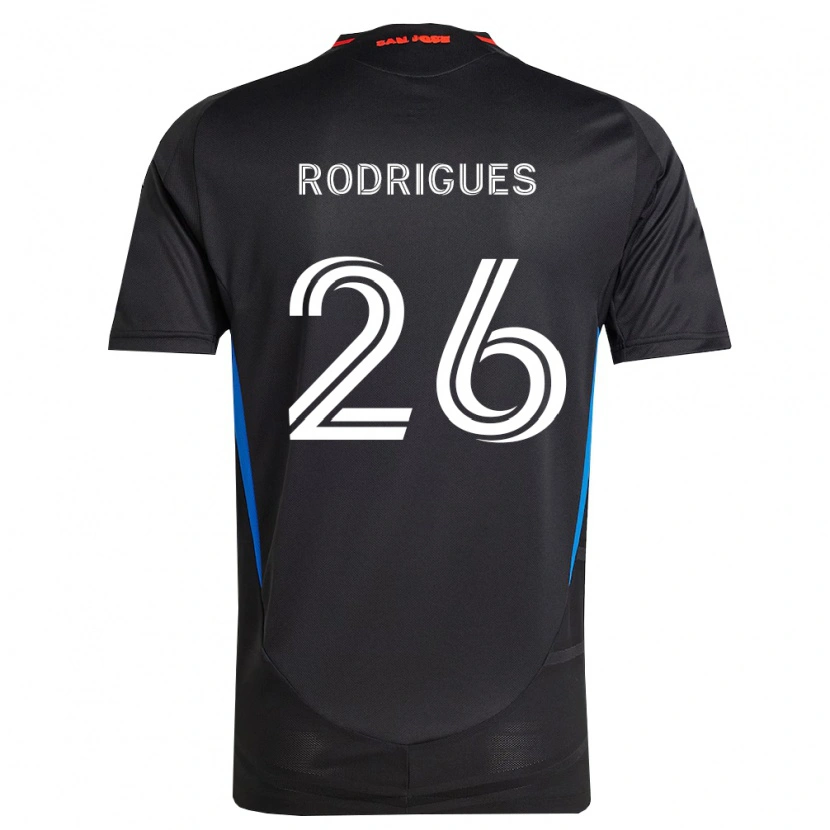 Danxen Pánské Rodrigues #26 Modrá Bílá Černá Domů Hráčské Dresy 2026/27 Dres