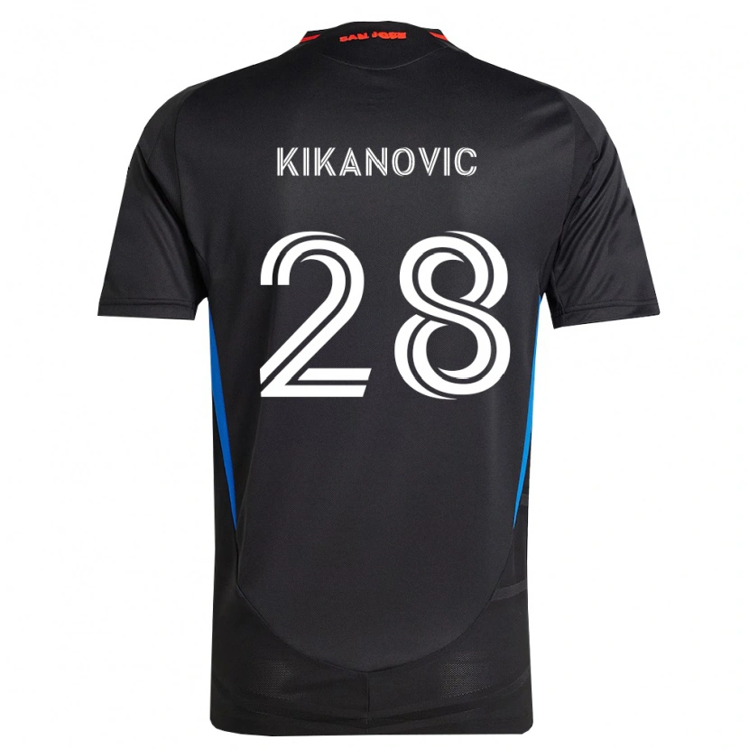 Danxen Pánské Benji Kikanović #28 Modrá Bílá Černá Domů Hráčské Dresy 2026/27 Dres
