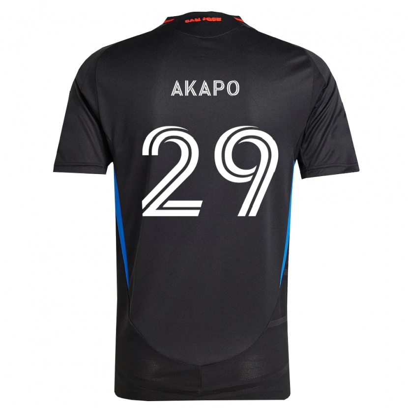 Danxen Pánské Carlos Akapo #29 Modrá Bílá Černá Domů Hráčské Dresy 2026/27 Dres