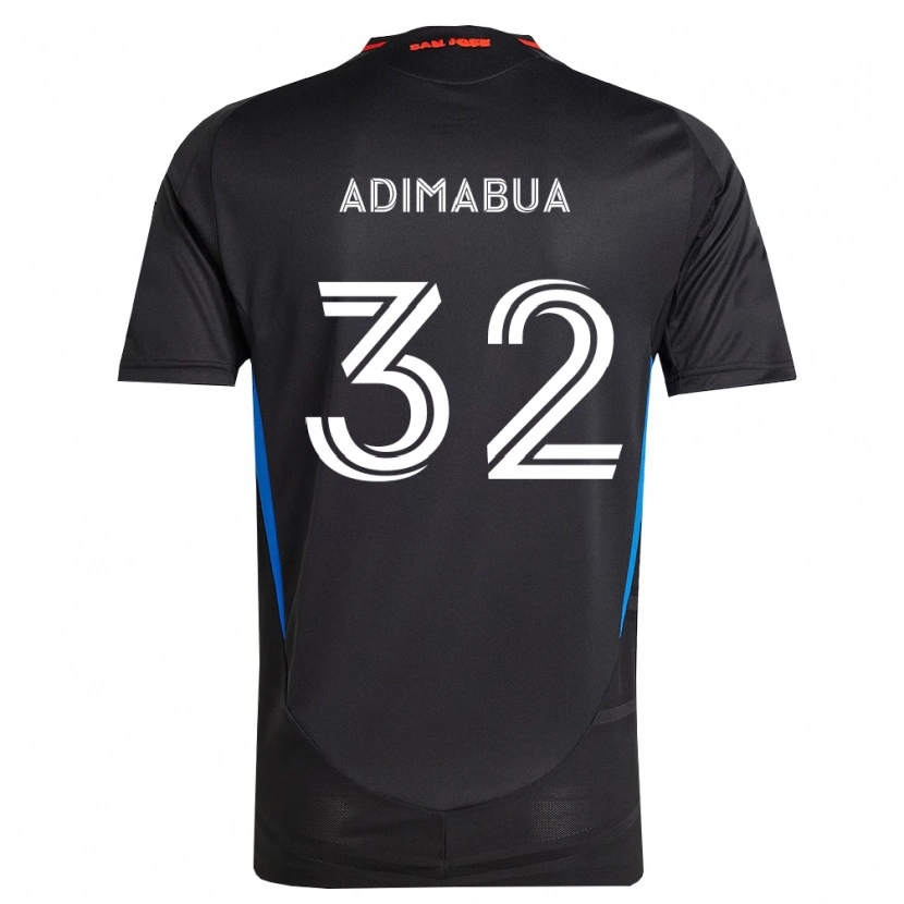 Danxen Pánské Nonso Adimabua #32 Modrá Bílá Černá Domů Hráčské Dresy 2026/27 Dres