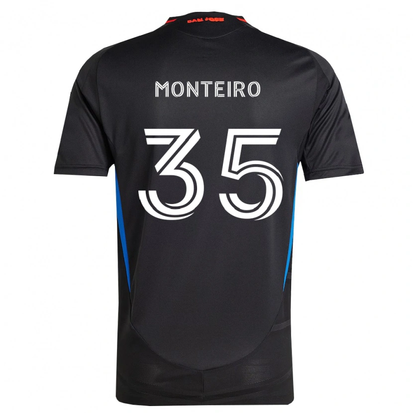 Danxen Pánské Jamiro Monteiro #35 Modrá Bílá Černá Domů Hráčské Dresy 2026/27 Dres