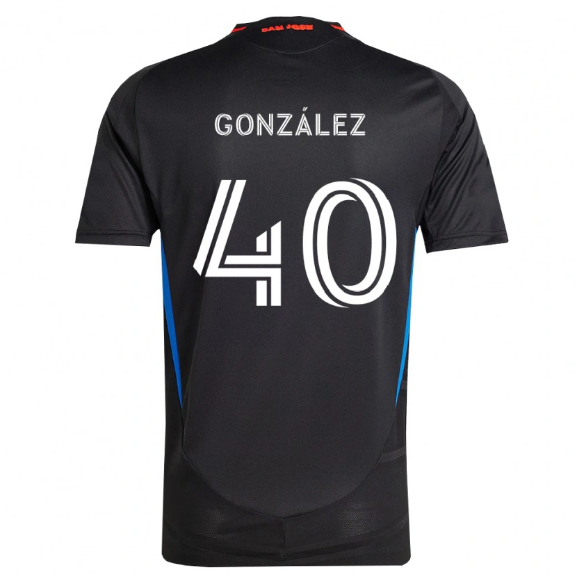 Danxen Pánské Jonathan González #40 Modrá Bílá Černá Domů Hráčské Dresy 2026/27 Dres