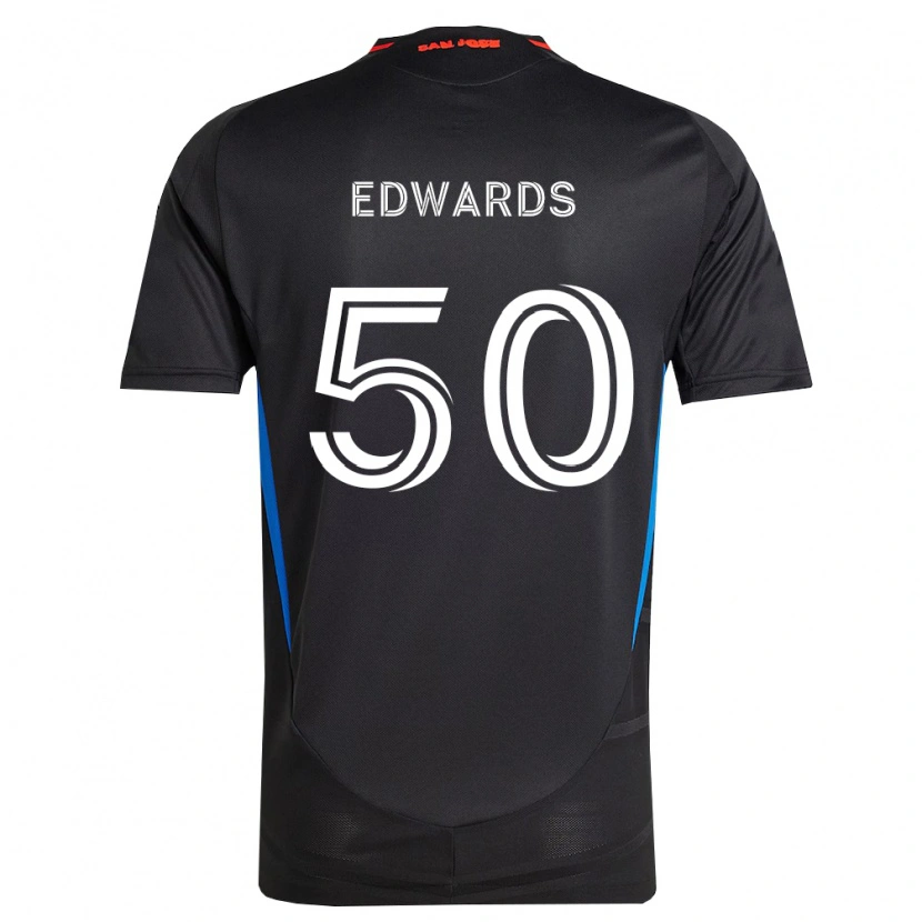Danxen Pánské Aaron Edwards #50 Modrá Bílá Černá Domů Hráčské Dresy 2026/27 Dres