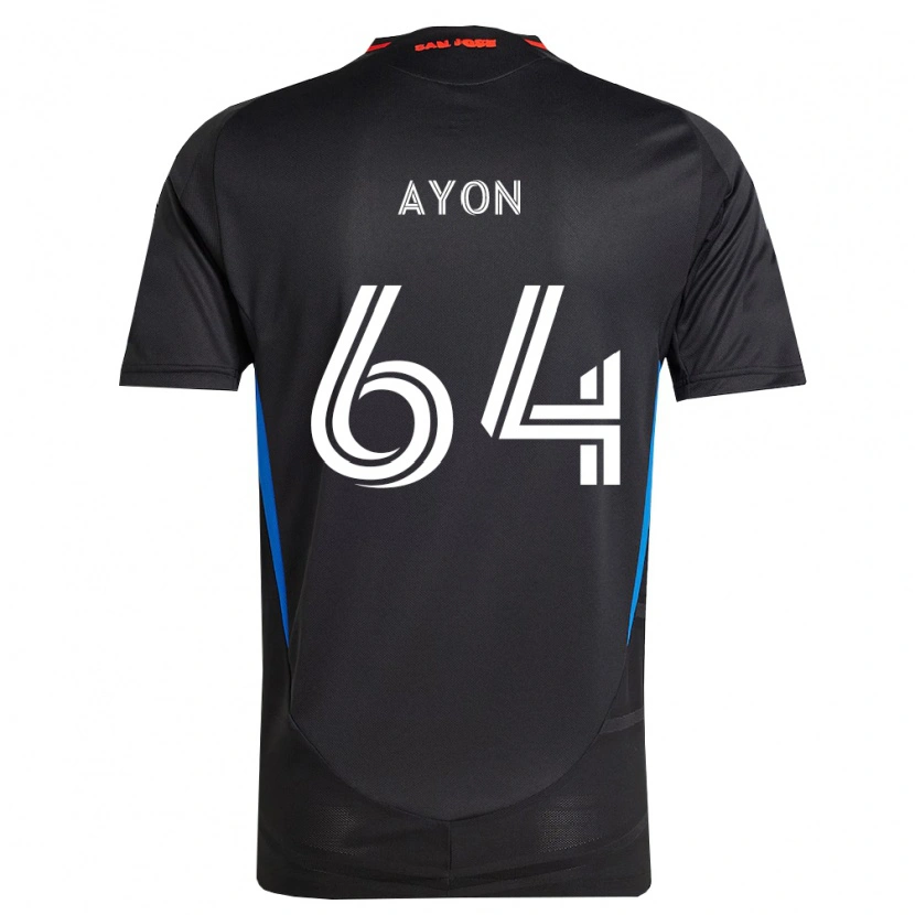 Danxen Pánské Jerry Ayon #64 Modrá Bílá Černá Domů Hráčské Dresy 2026/27 Dres