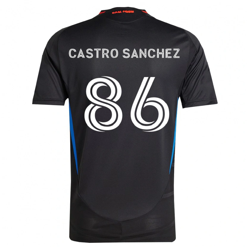 Danxen Pánské Andy Castro Sanchez #86 Modrá Bílá Černá Domů Hráčské Dresy 2026/27 Dres