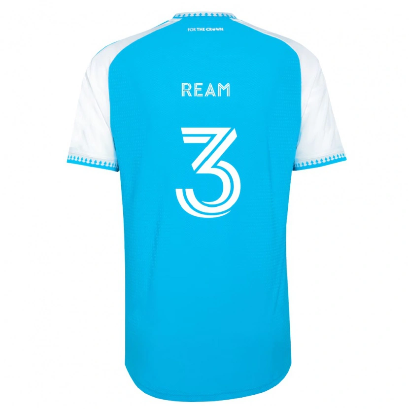 Danxen Pánské Tim Ream #3 Nebesky Modrá Bílá Černá Domů Hráčské Dresy 2026/27 Dres