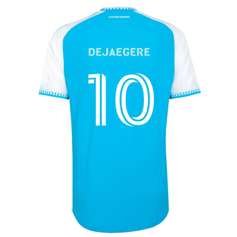 Danxen Pánské Brecht Dejaegere #10 Nebesky Modrá Bílá Černá Domů Hráčské Dresy 2026/27 Dres