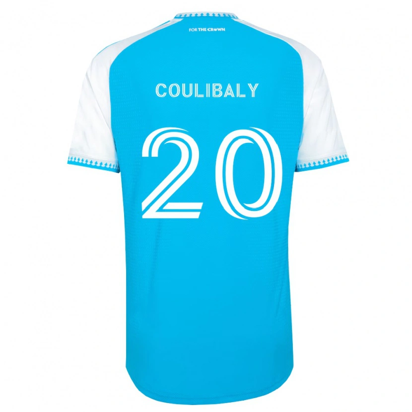 Danxen Pánské Baye Coulibaly #20 Nebesky Modrá Bílá Černá Domů Hráčské Dresy 2026/27 Dres