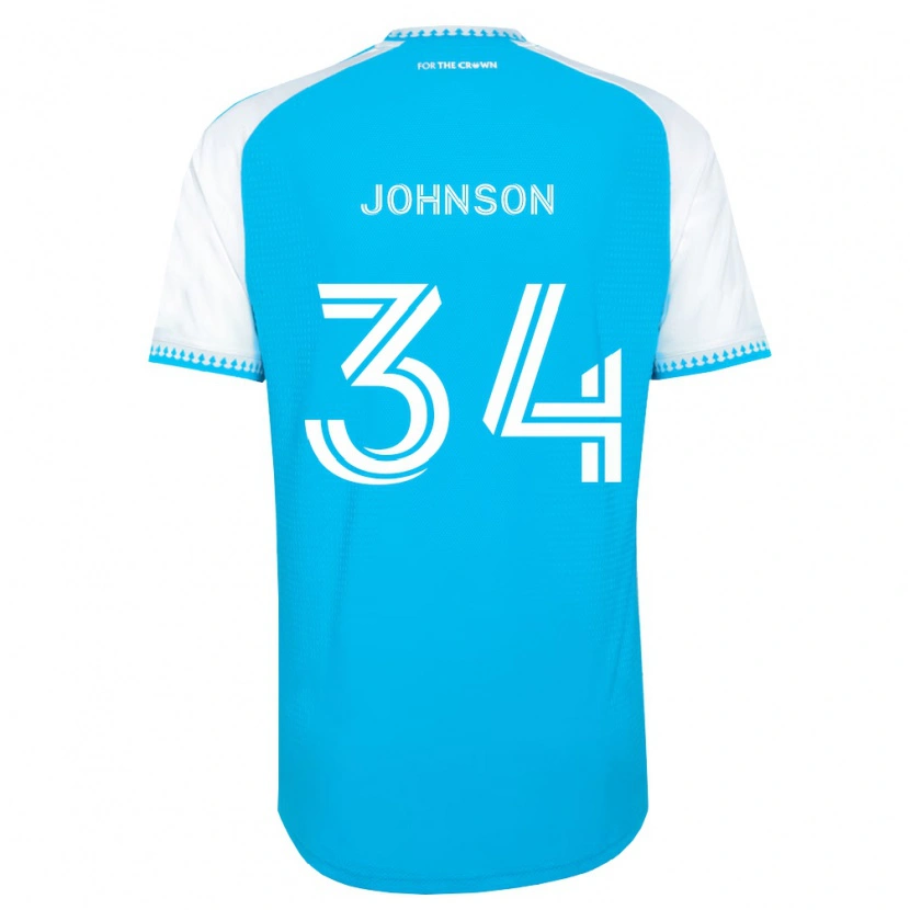 Danxen Pánské Andrew Johnson #34 Nebesky Modrá Bílá Černá Domů Hráčské Dresy 2026/27 Dres
