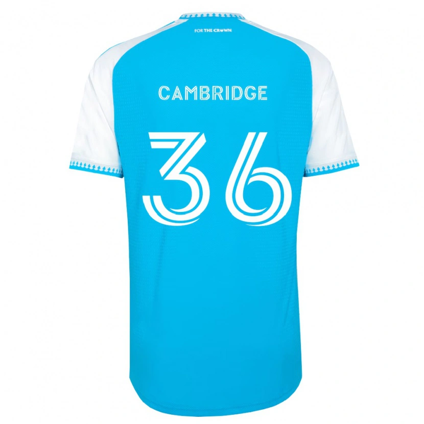 Danxen Pánské Brandon Cambridge #36 Nebesky Modrá Bílá Černá Domů Hráčské Dresy 2026/27 Dres