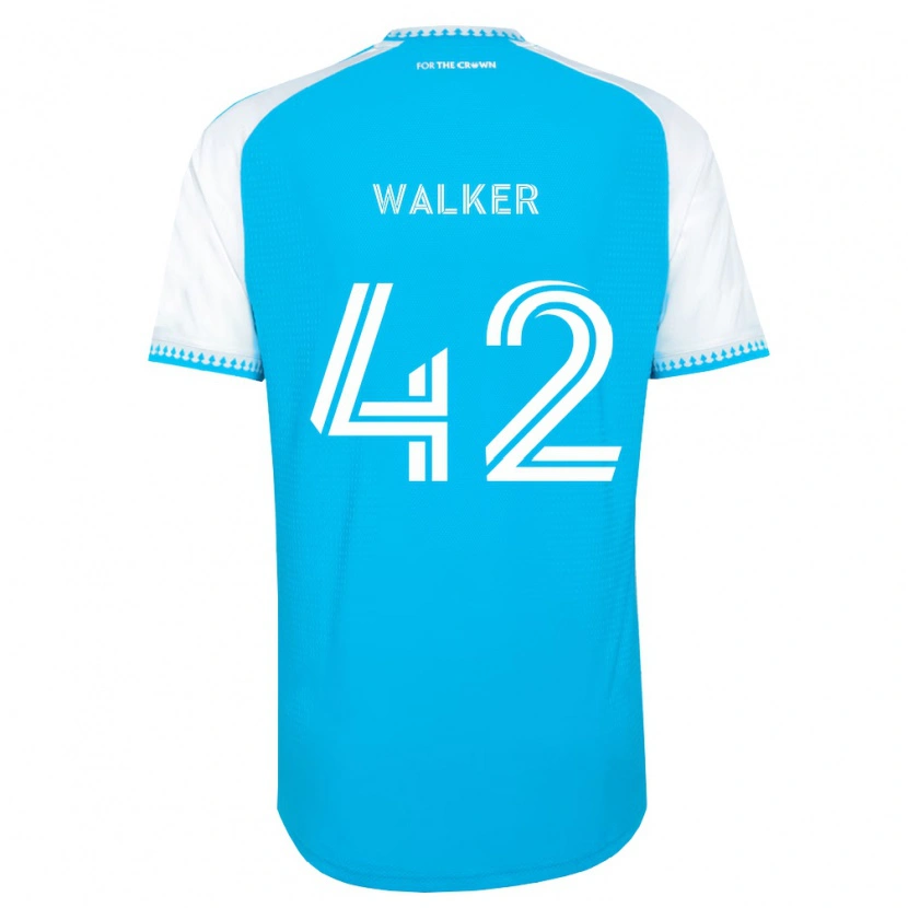 Danxen Pánské Isaac Walker #42 Nebesky Modrá Bílá Černá Domů Hráčské Dresy 2026/27 Dres