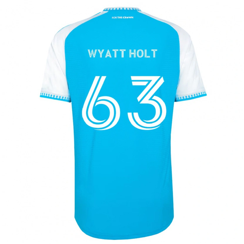 Danxen Pánské Wyatt Holt #63 Nebesky Modrá Bílá Černá Domů Hráčské Dresy 2026/27 Dres