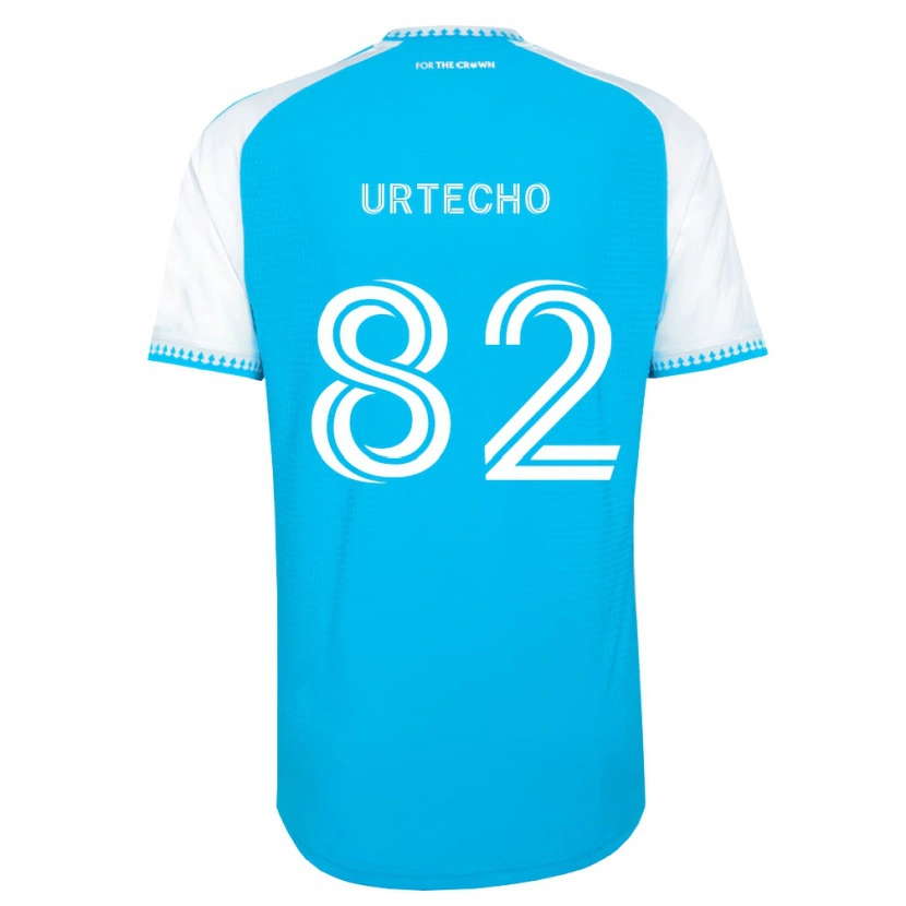 Danxen Pánské Brendan Urtecho #82 Nebesky Modrá Bílá Černá Domů Hráčské Dresy 2026/27 Dres