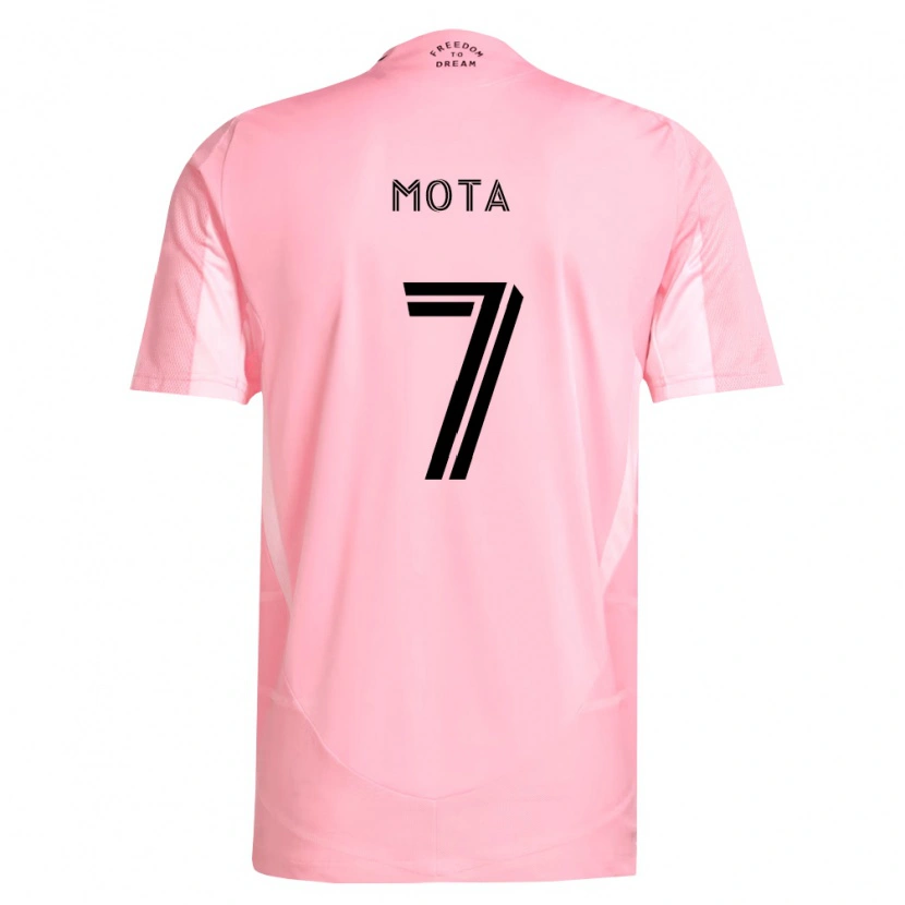 Danxen Pánské Jean Mota #7 Růžová Černá Domů Hráčské Dresy 2026/27 Dres