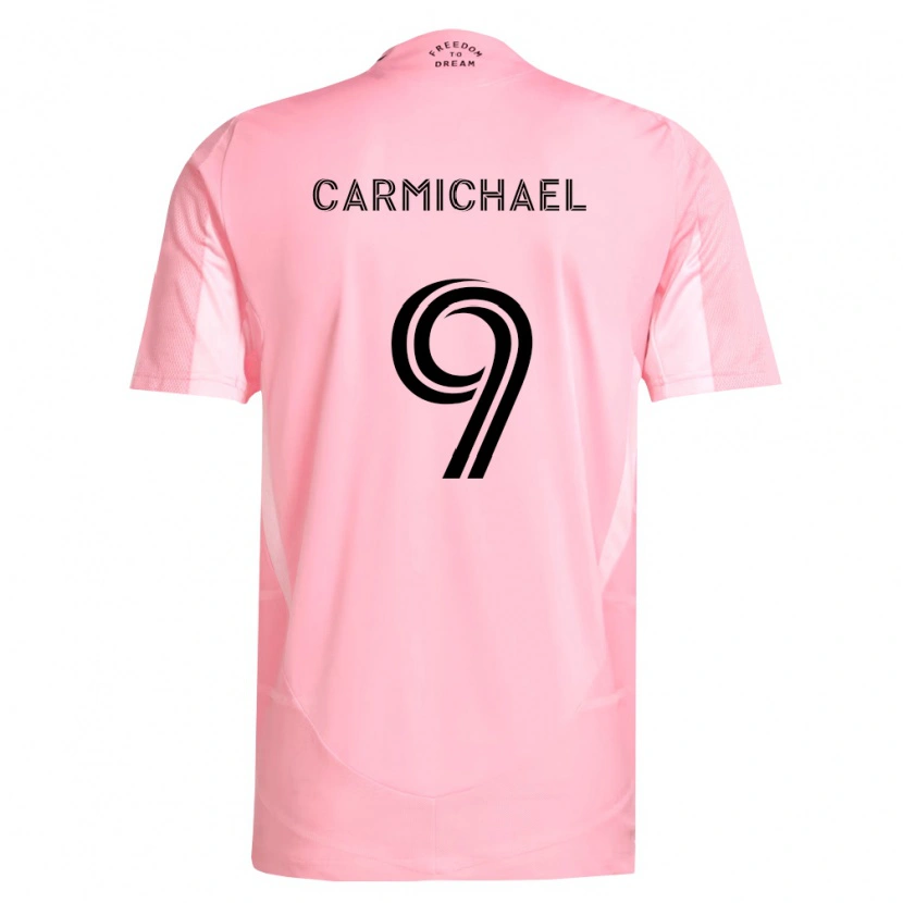 Danxen Pánské Ryan Carmichael #9 Růžová Černá Domů Hráčské Dresy 2026/27 Dres