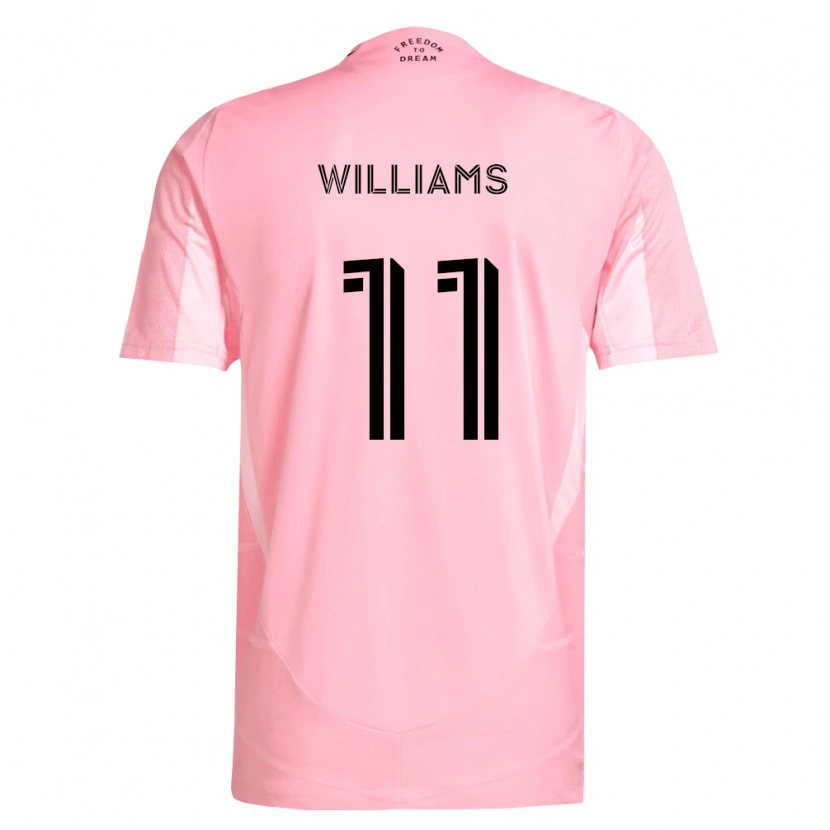 Danxen Pánské Chaz Williams #11 Růžová Černá Domů Hráčské Dresy 2026/27 Dres