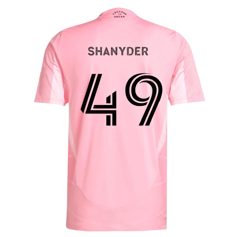Danxen Pánské Shanyder Borgelin #49 Růžová Černá Domů Hráčské Dresy 2026/27 Dres