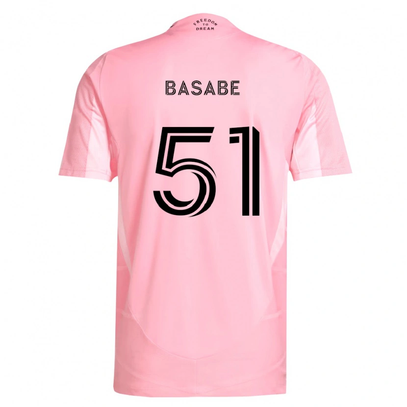 Danxen Pánské Samuel Basabe #51 Růžová Černá Domů Hráčské Dresy 2026/27 Dres