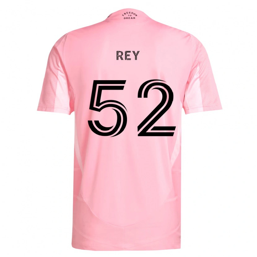 Danxen Pánské Diego Rey #52 Růžová Černá Domů Hráčské Dresy 2026/27 Dres