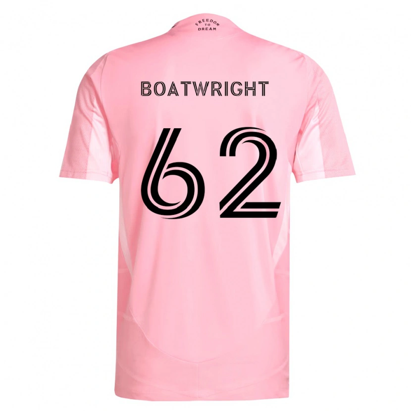 Danxen Pánské Israel Boatwright #62 Růžová Černá Domů Hráčské Dresy 2026/27 Dres