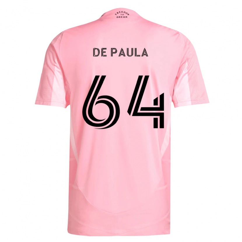 Danxen Pánské Matteo De Paula #64 Růžová Černá Domů Hráčské Dresy 2026/27 Dres