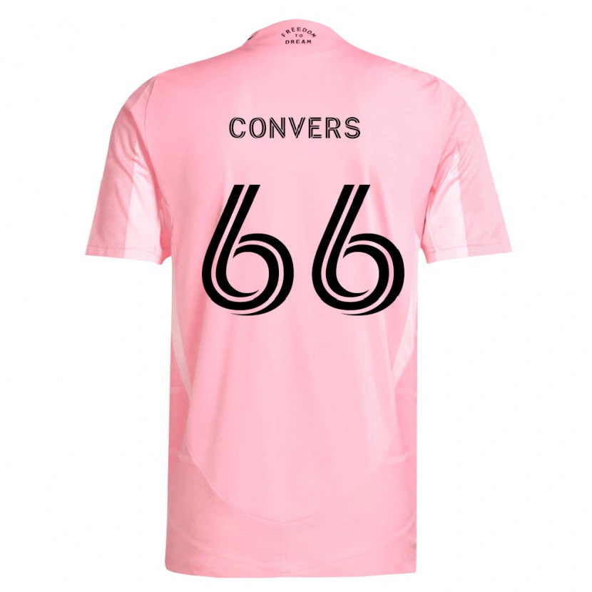 Danxen Pánské Joseph Convers #66 Růžová Černá Domů Hráčské Dresy 2026/27 Dres