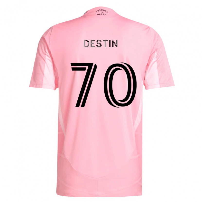 Danxen Pánské Bryan Destin #70 Růžová Černá Domů Hráčské Dresy 2026/27 Dres