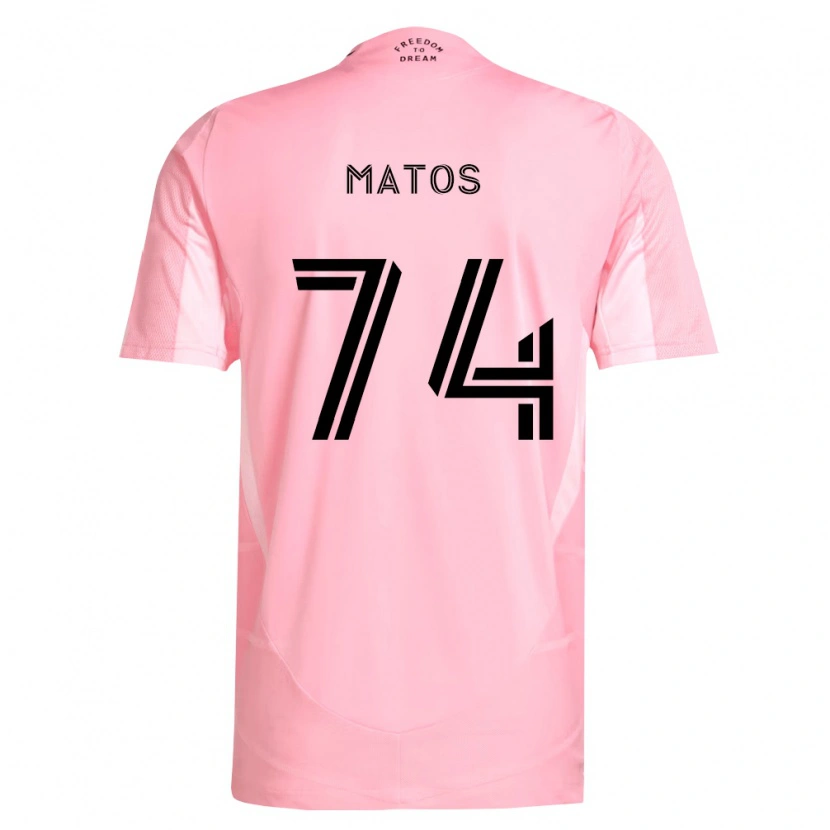 Danxen Pánské Diego Matos #74 Růžová Černá Domů Hráčské Dresy 2026/27 Dres
