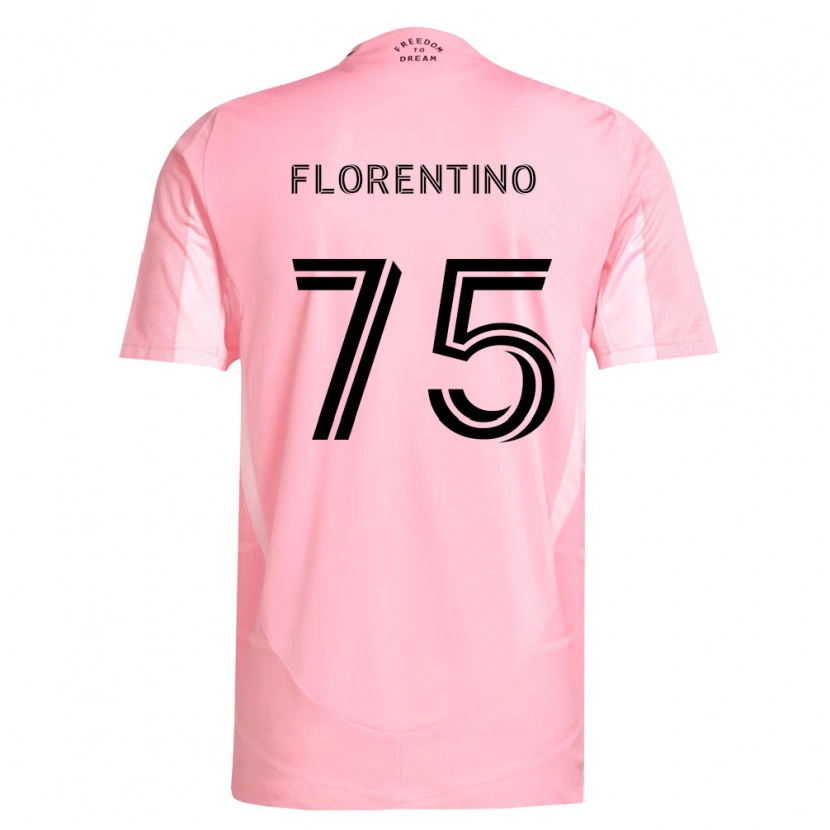 Danxen Pánské Gabriel Florentino #75 Růžová Černá Domů Hráčské Dresy 2026/27 Dres