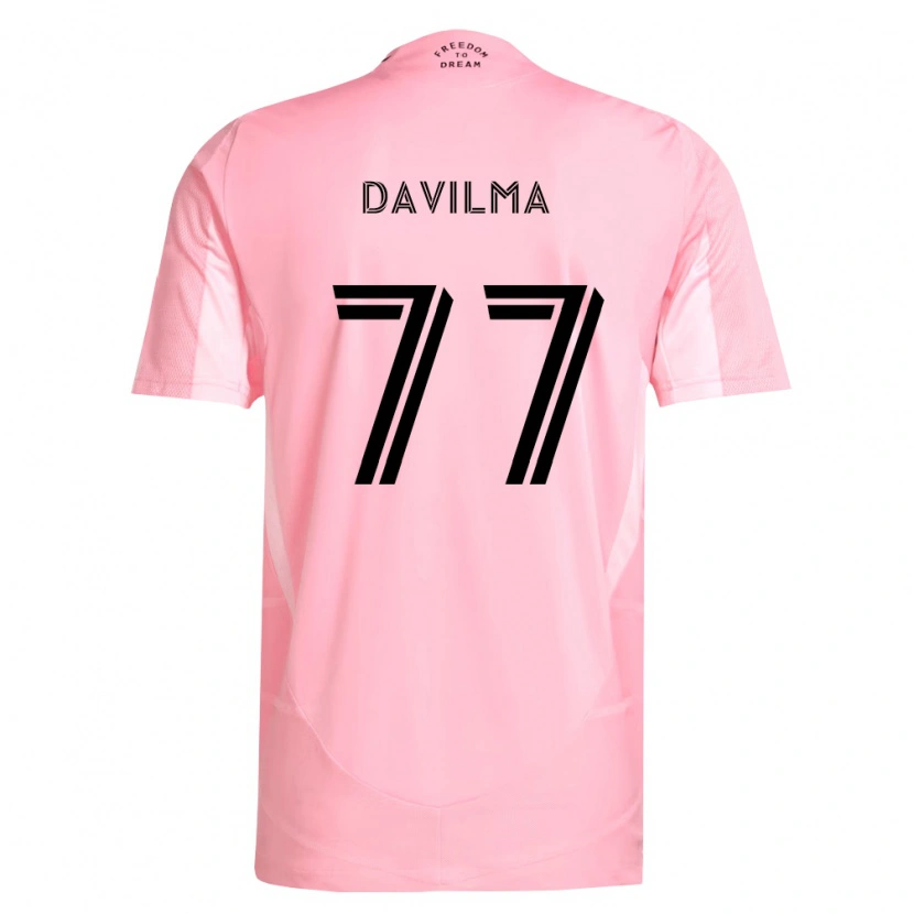 Danxen Pánské Kensly Davilma #77 Růžová Černá Domů Hráčské Dresy 2026/27 Dres