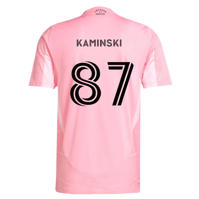 Danxen Pánské Brett Kaminski #87 Růžová Černá Domů Hráčské Dresy 2026/27 Dres