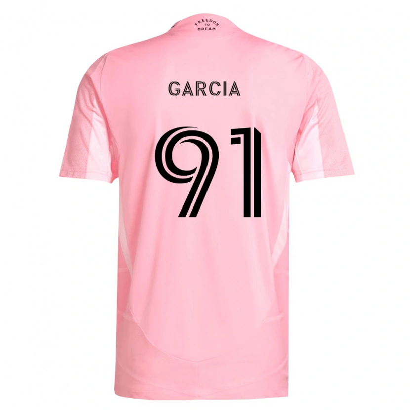 Danxen Pánské Lesther García #91 Růžová Černá Domů Hráčské Dresy 2026/27 Dres