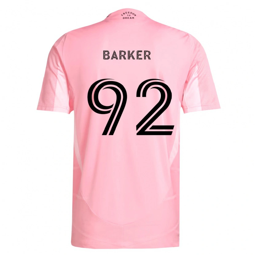 Danxen Pánské Lucas Barker #92 Růžová Černá Domů Hráčské Dresy 2026/27 Dres