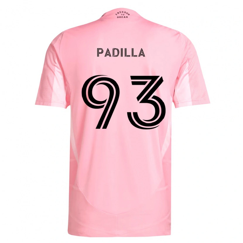 Danxen Pánské Leandro Padilla #93 Růžová Černá Domů Hráčské Dresy 2026/27 Dres