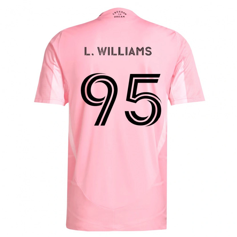 Danxen Pánské Levi Williams #95 Růžová Černá Domů Hráčské Dresy 2026/27 Dres