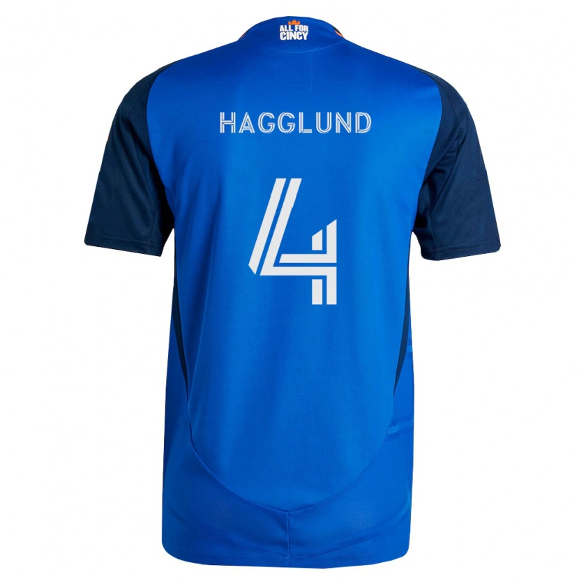 Danxen Pánské Nick Hagglund #4 Královsky Modrá Oranžová Domů Hráčské Dresy 2026/27 Dres