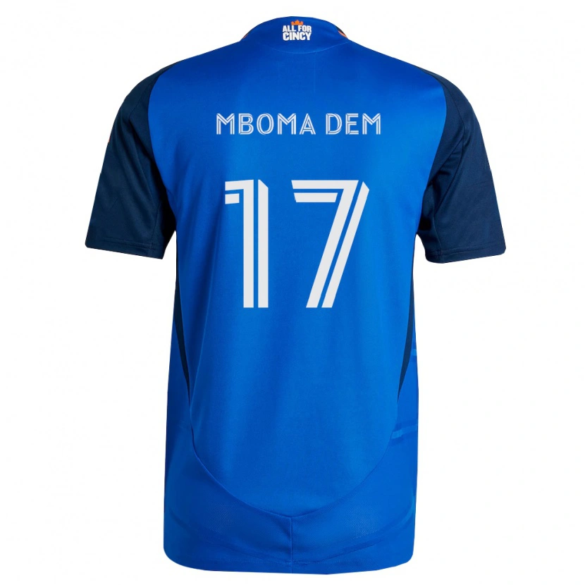 Danxen Pánské Kenji Mboma Dem #17 Královsky Modrá Oranžová Domů Hráčské Dresy 2026/27 Dres