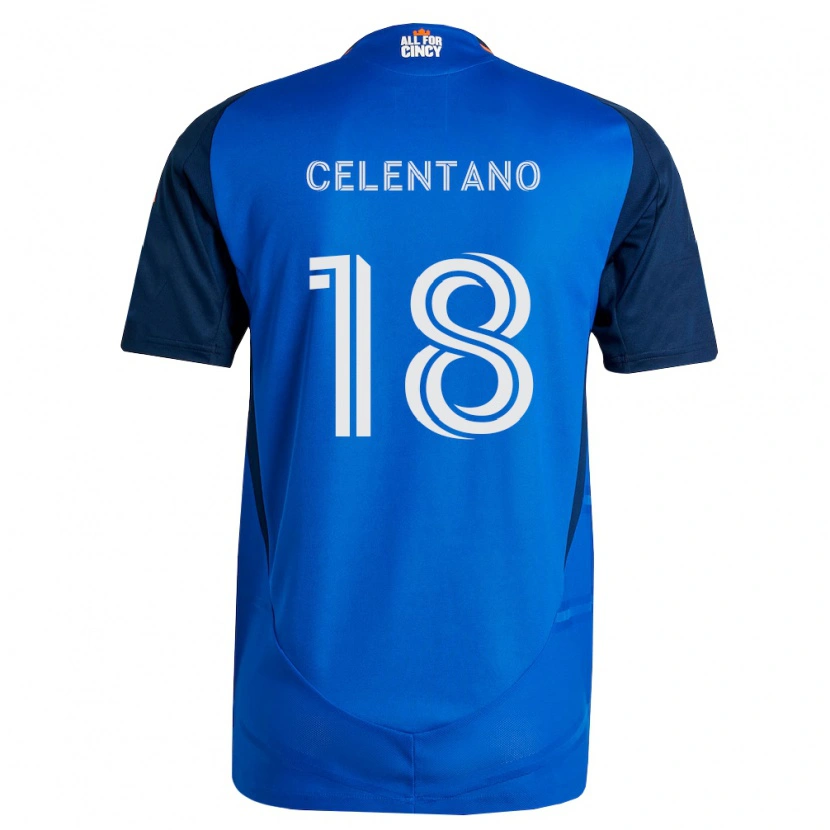 Danxen Pánské Roman Celentano #18 Královsky Modrá Oranžová Domů Hráčské Dresy 2026/27 Dres