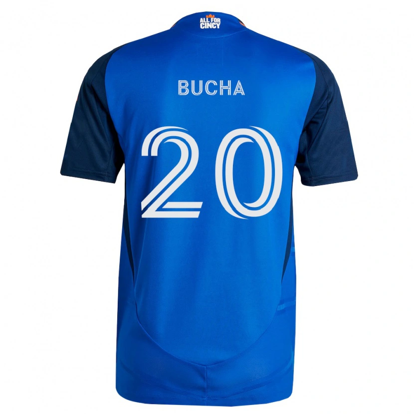 Danxen Pánské Pavel Bucha #20 Královsky Modrá Oranžová Domů Hráčské Dresy 2026/27 Dres