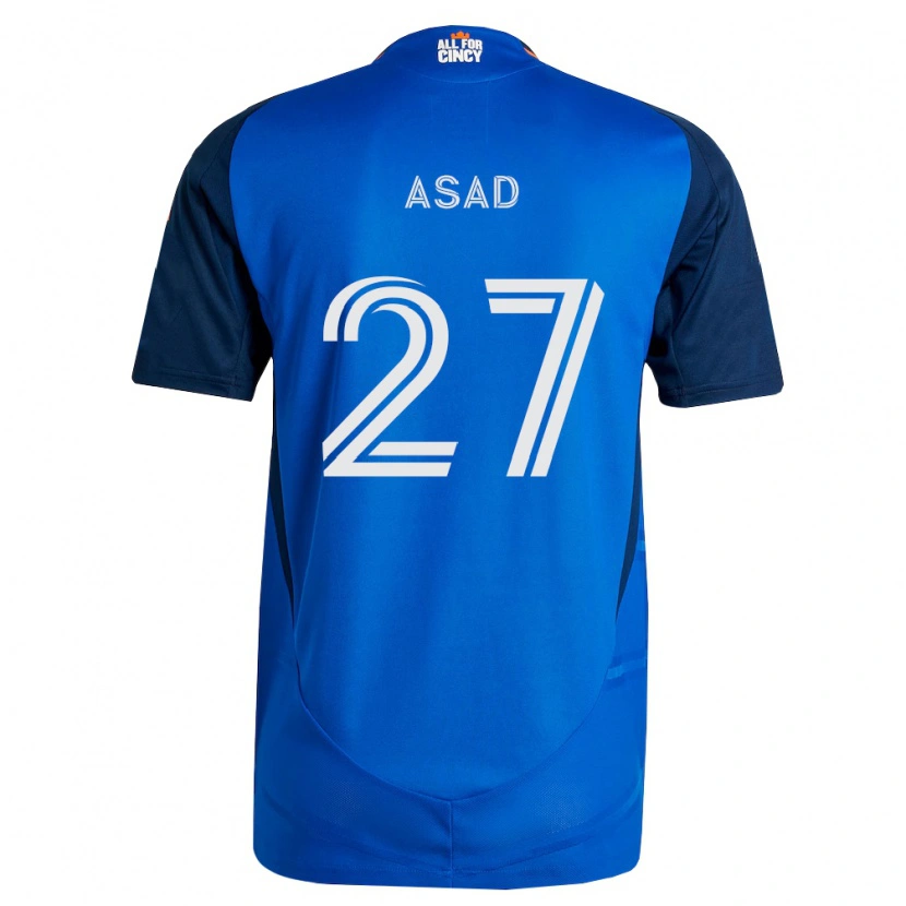 Danxen Pánské Yamil Asad #27 Královsky Modrá Oranžová Domů Hráčské Dresy 2026/27 Dres