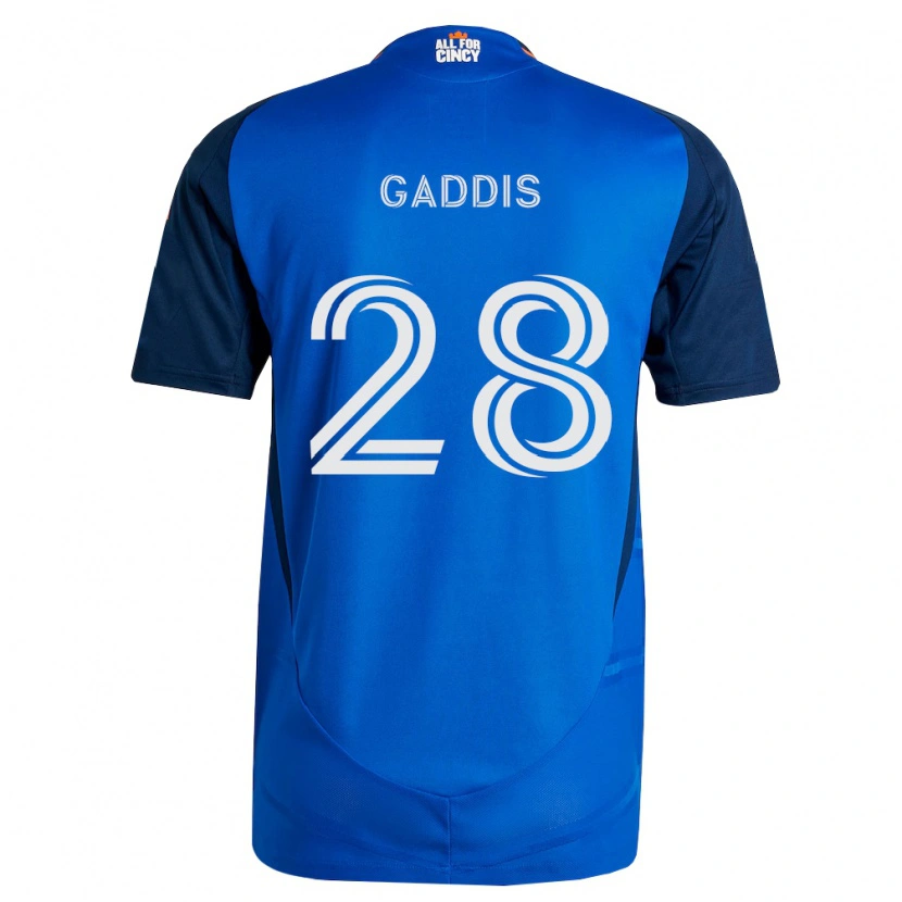 Danxen Pánské Raymon Gaddis #28 Královsky Modrá Oranžová Domů Hráčské Dresy 2026/27 Dres