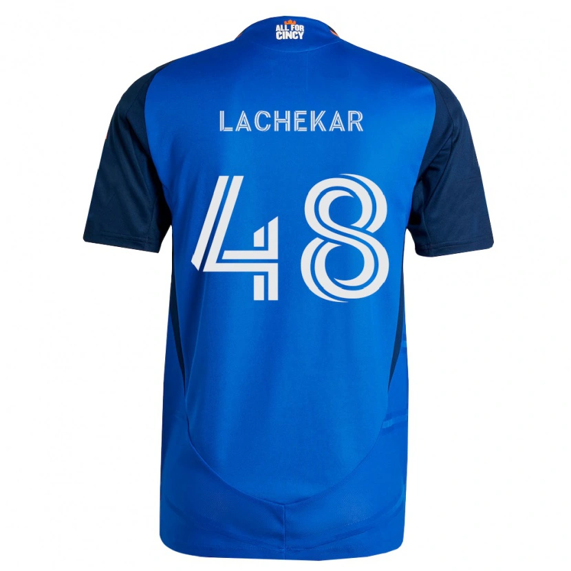 Danxen Pánské Sami Lachekar #48 Královsky Modrá Oranžová Domů Hráčské Dresy 2026/27 Dres