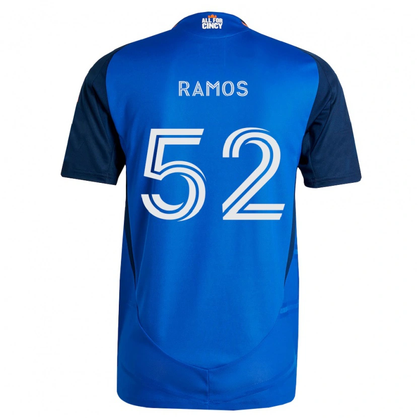 Danxen Pánské Yair Ramos #52 Královsky Modrá Oranžová Domů Hráčské Dresy 2026/27 Dres
