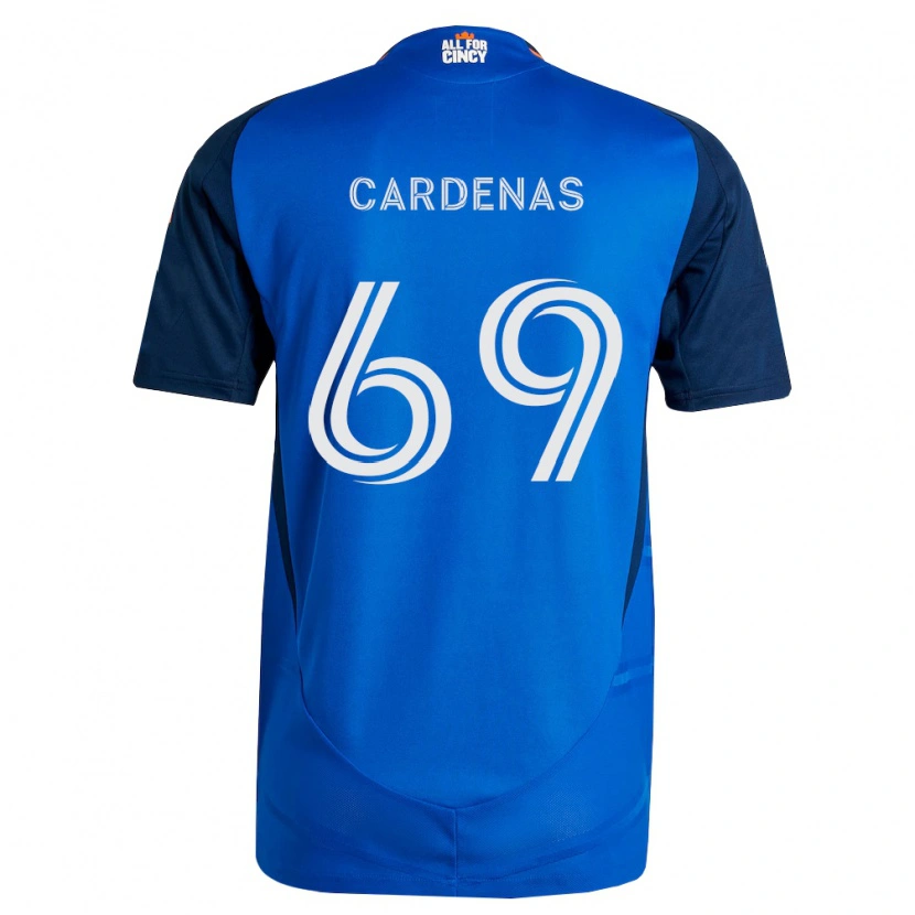 Danxen Pánské Jared Cardenas #69 Královsky Modrá Oranžová Domů Hráčské Dresy 2026/27 Dres