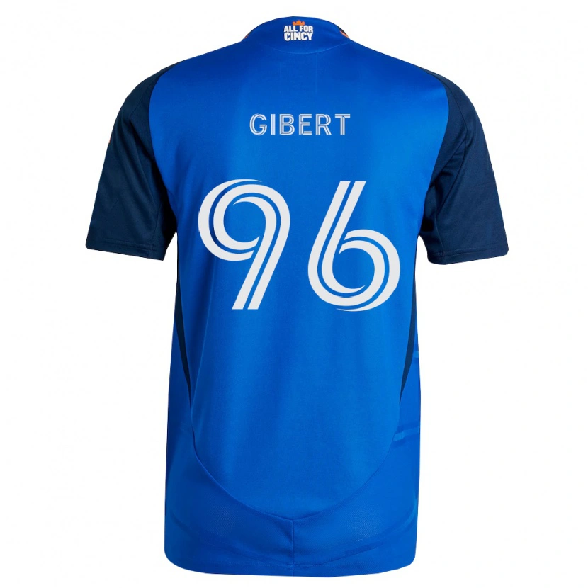 Danxen Pánské Gaël Gibert #96 Královsky Modrá Oranžová Domů Hráčské Dresy 2026/27 Dres