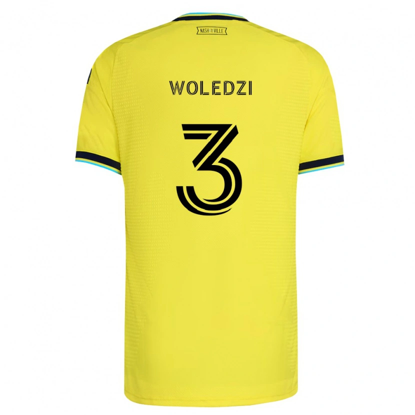 Danxen Pánské Maxwell Woledzi #3 Jasně Žlutá Tmavě Modrá Domů Hráčské Dresy 2026/27 Dres