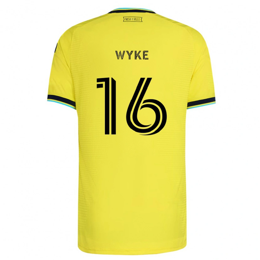 Danxen Pánské Laurence Wyke #16 Jasně Žlutá Tmavě Modrá Domů Hráčské Dresy 2026/27 Dres