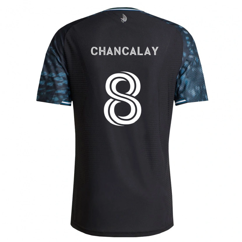 Danxen Pánské Tomás Chancalay #8 Černá Bílá Domů Hráčské Dresy 2026/27 Dres