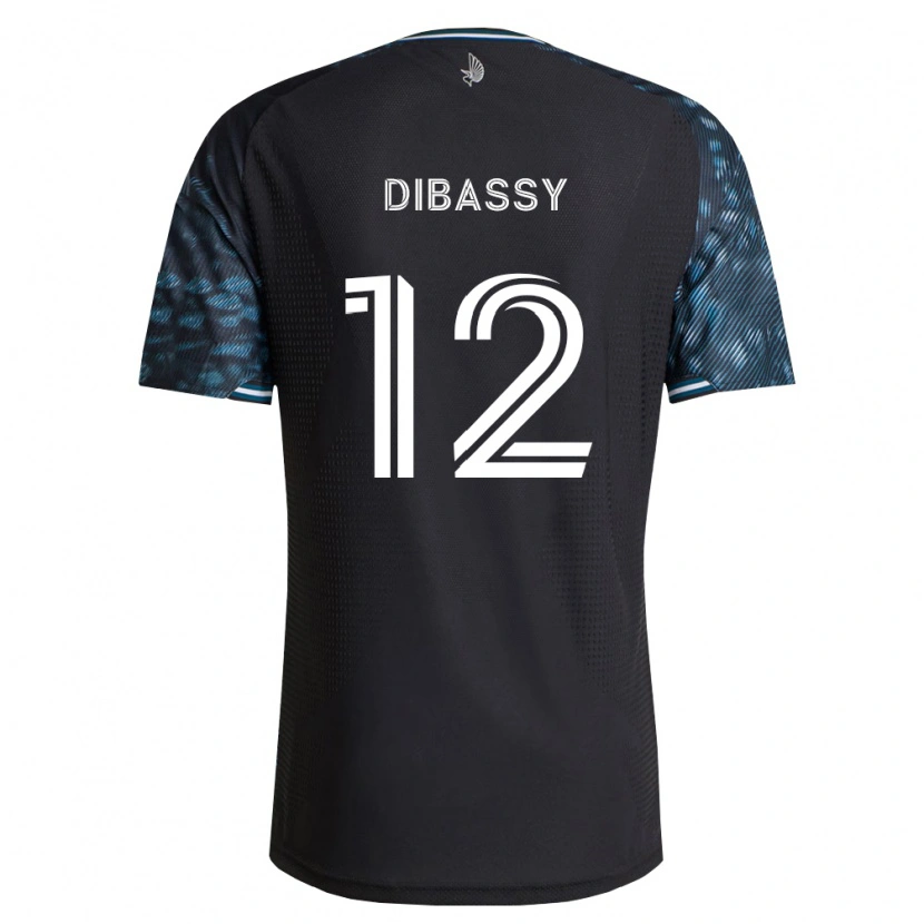 Danxen Pánské Bakaye Dibassy #12 Černá Bílá Domů Hráčské Dresy 2026/27 Dres