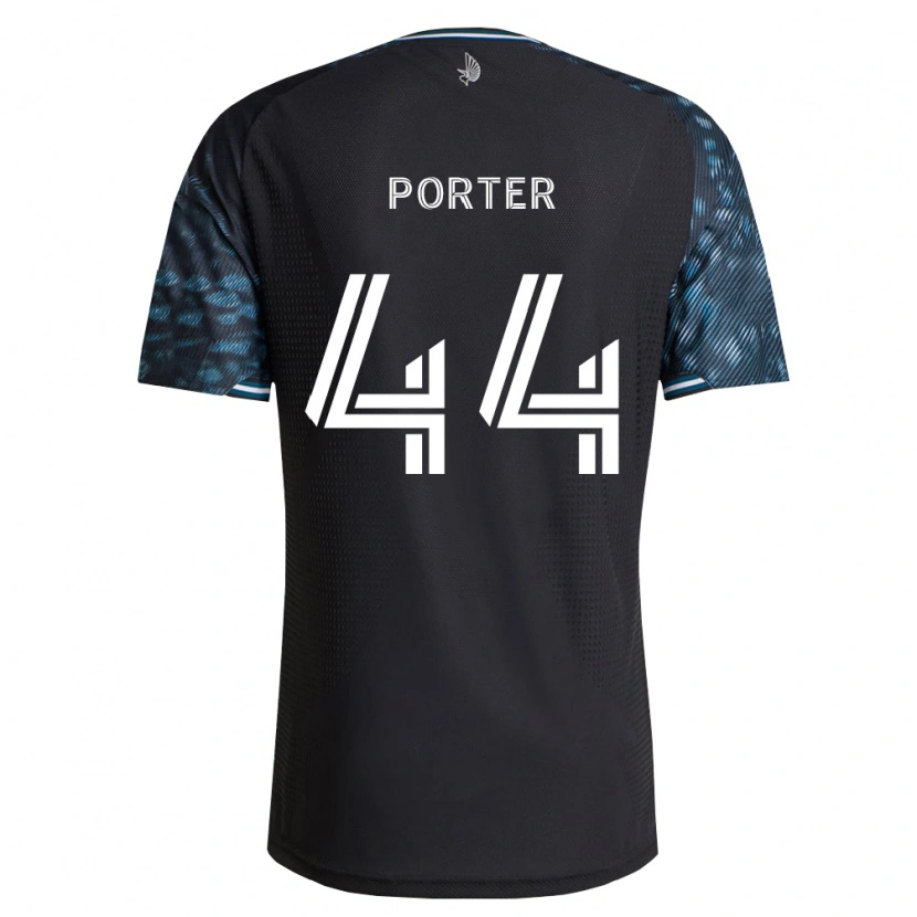 Danxen Pánské George Porter #44 Černá Bílá Domů Hráčské Dresy 2026/27 Dres